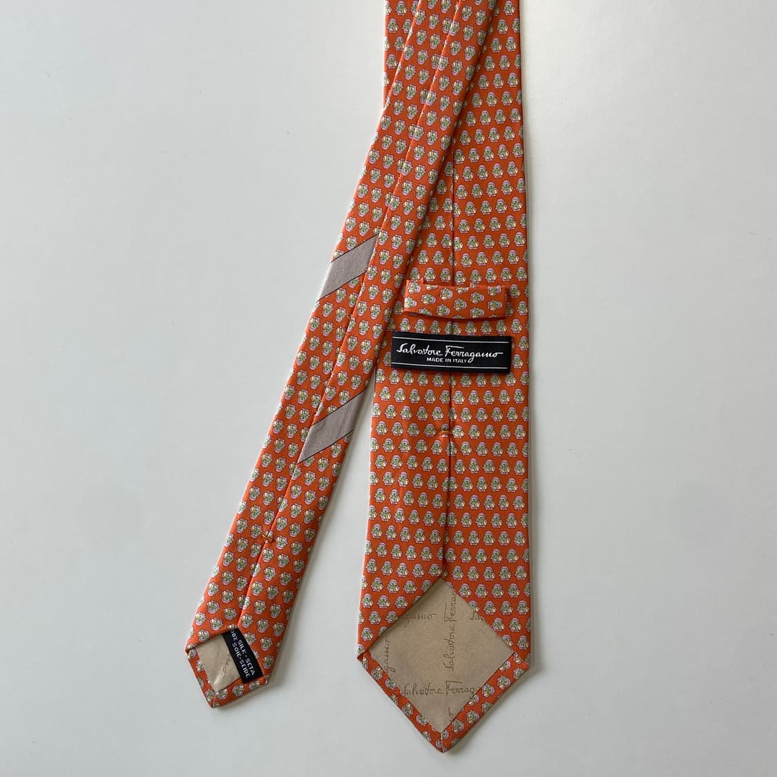 페레가모(Ferragamo) 명품 정품 넥타이 8.1cm 상품이미지3