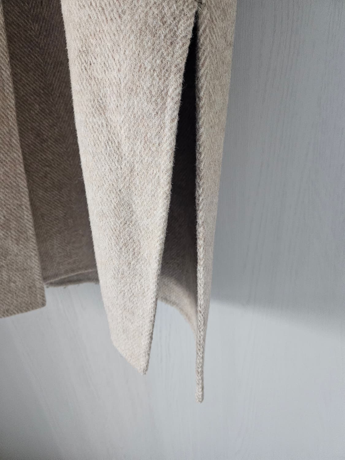 간절기용 라마 울 코트 상품이미지6