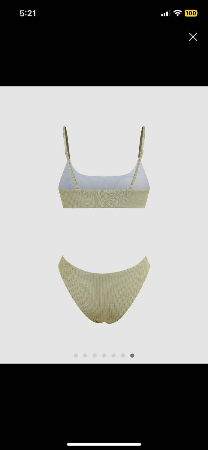 새상품) 카키 연카키 비키니 바디프로필 상품이미지5