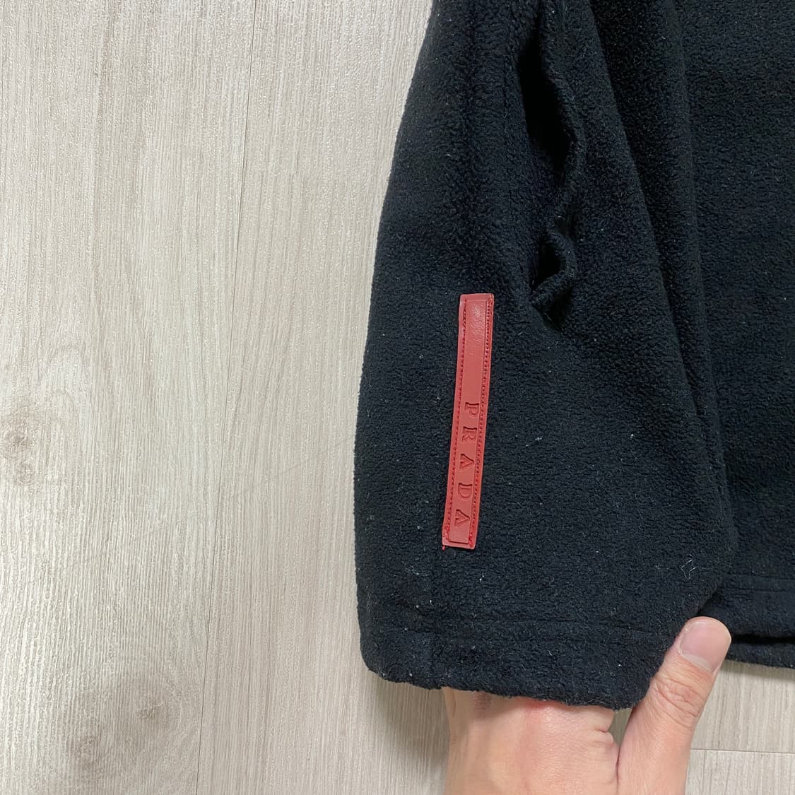 Xl)프라다 스포츠 하프 집업 플리스 후리스 상품이미지2