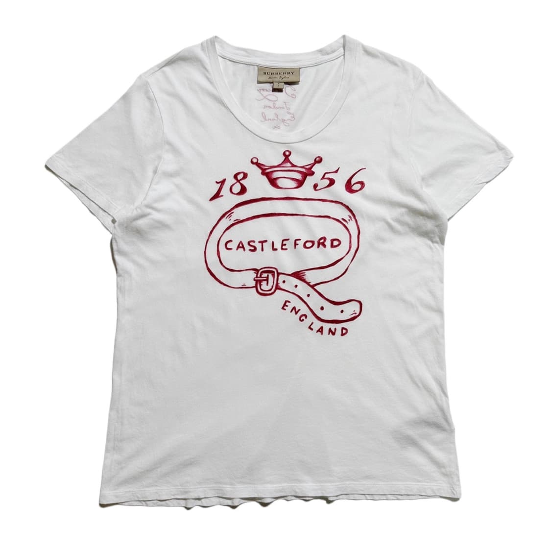 버버리 Castleford 프린트 반팔 티셔츠 상품이미지1