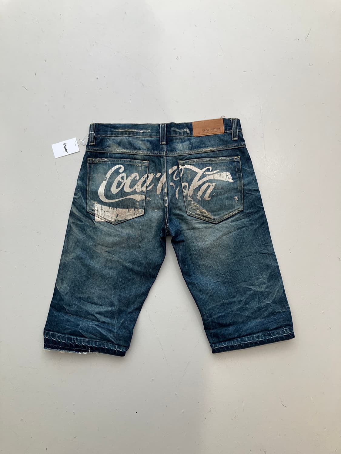 BLUE BOY 코카콜라 디스트로이드 데님 쇼츠 30  상품이미지1