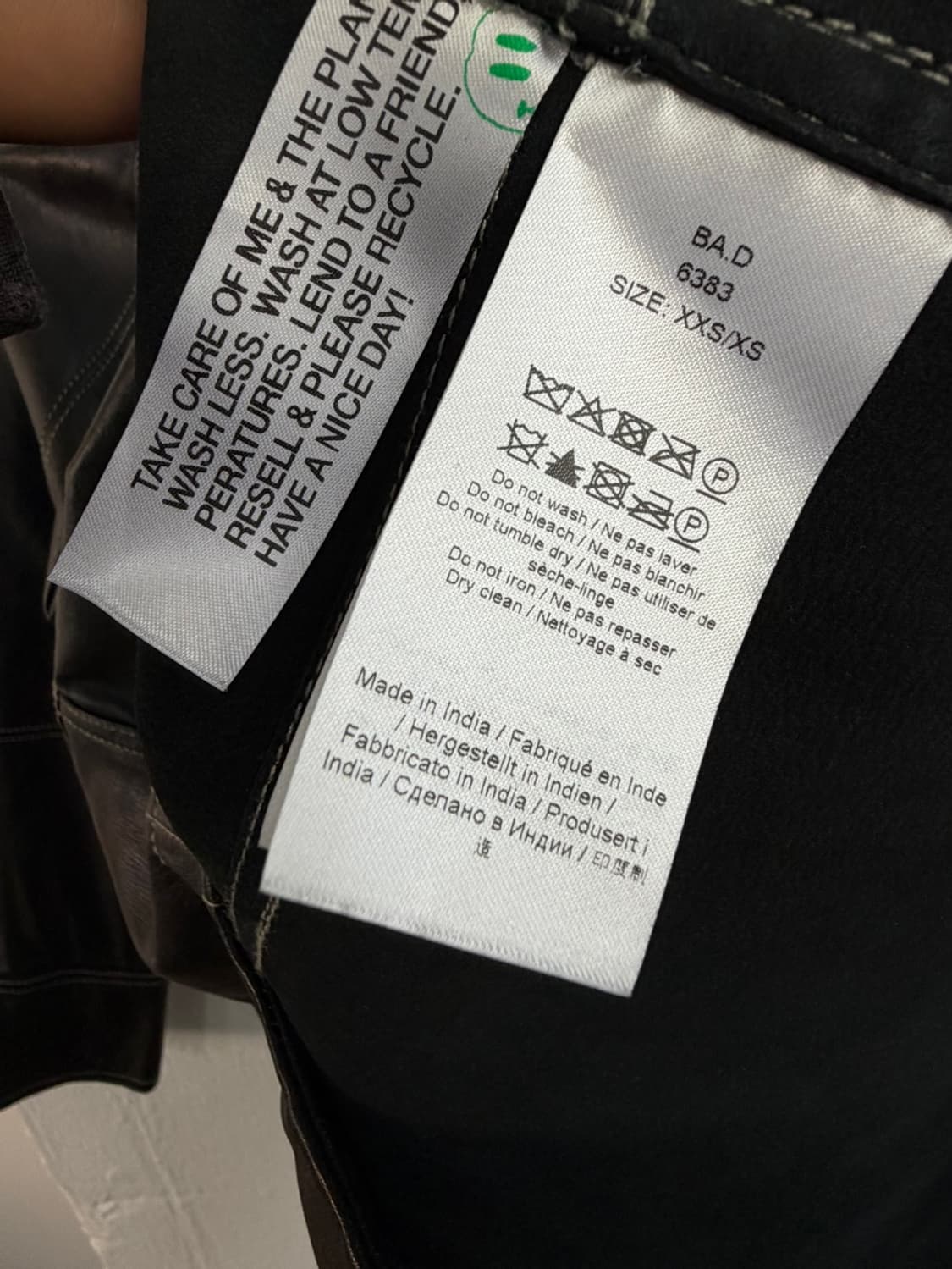 가니 오버사이즈 레더 셔츠  상품이미지7