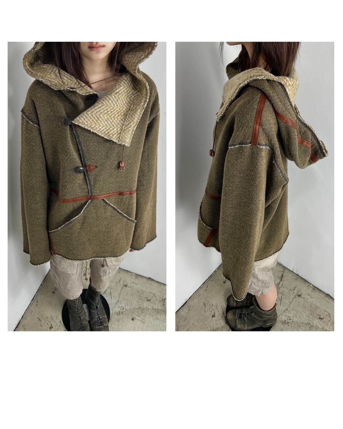 캐피탈 (KAPITAL) 오버 후디 스목 점퍼 상품이미지3