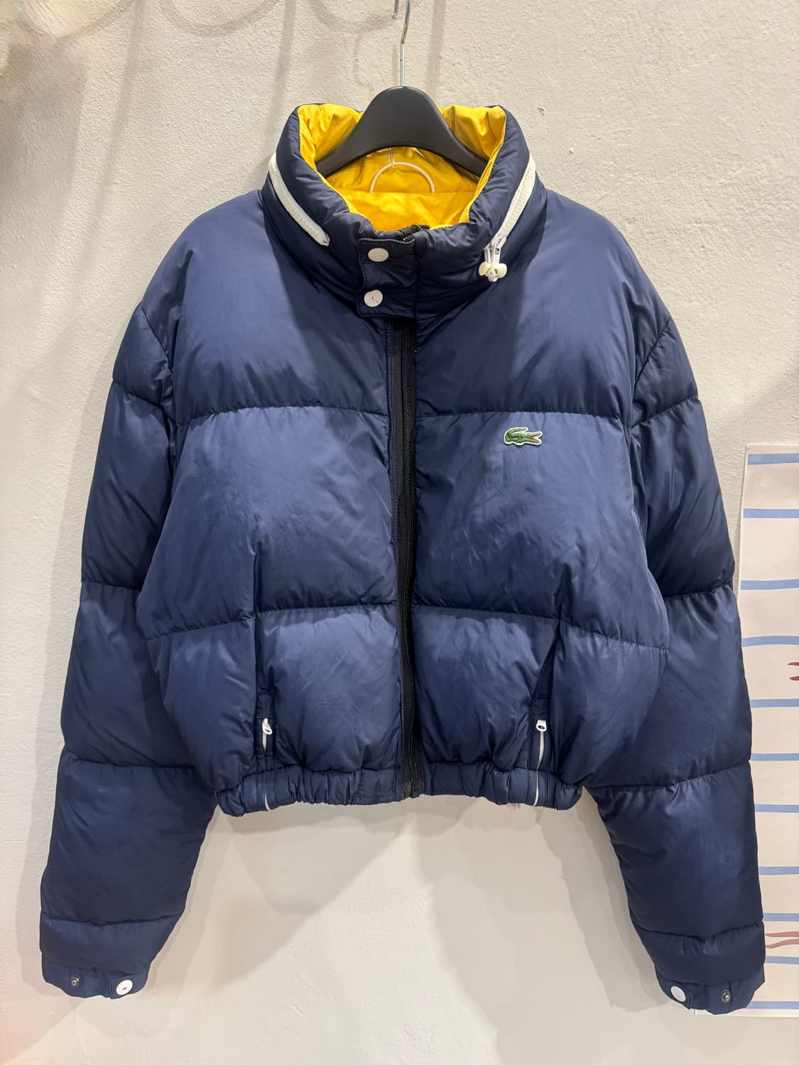 라코스테 크롭 숏패딩 상품이미지1