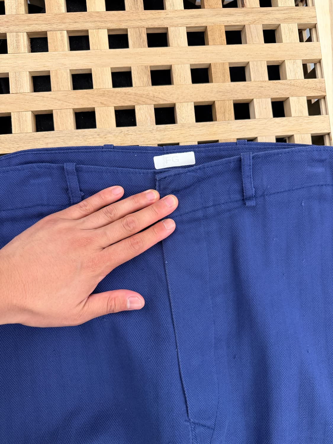 70s DISTRESSED FRENCH HBT 헤링본트윌 프렌치워크팬츠 상품이미지7