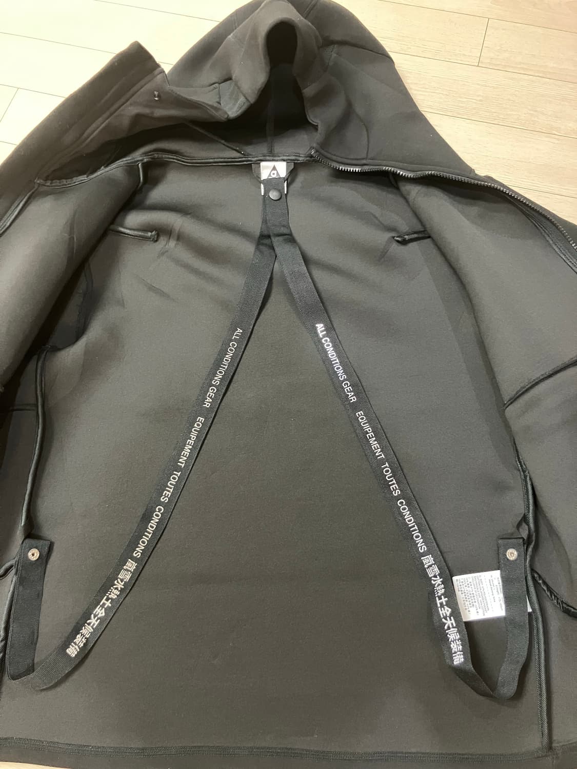 NIKELABxACG 테크 플리스 풀집업후드 상품이미지3