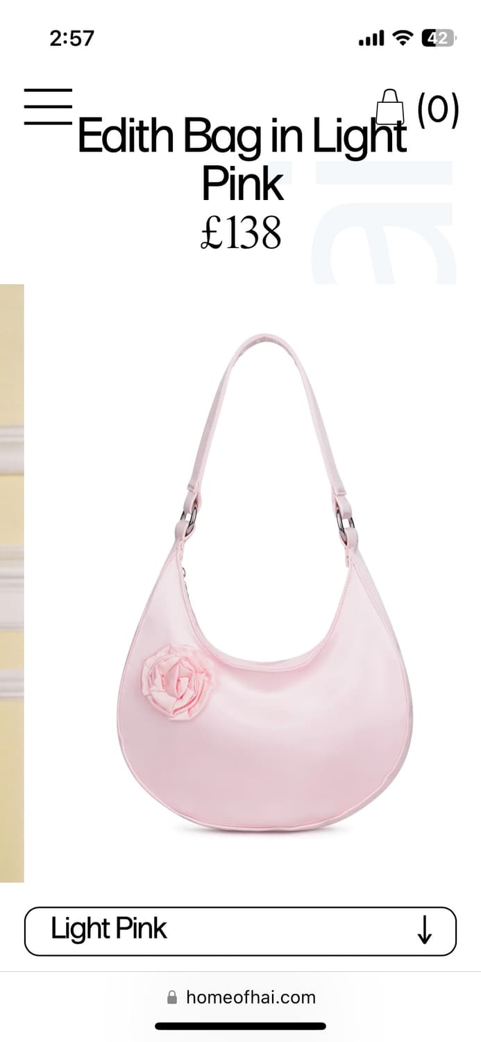Hai. Edith Bag in Light Pink 상품이미지1