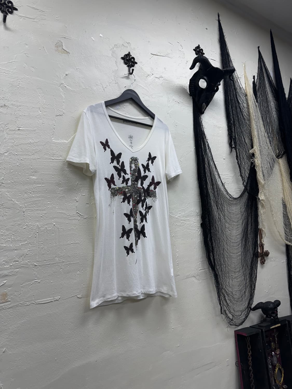 Kmrii x gunda 00s archive cross t shirts 상품이미지1