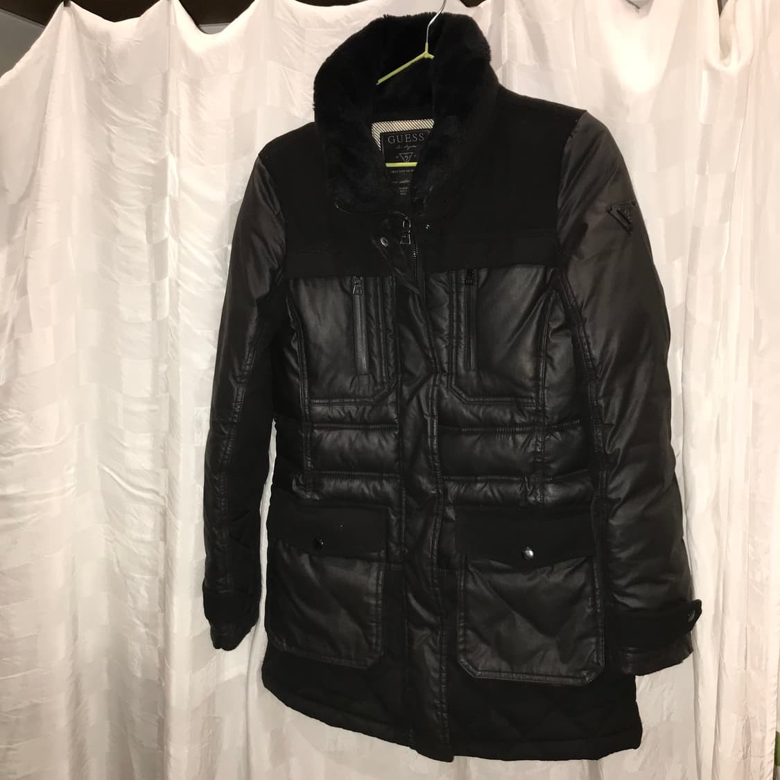 Guess 게스 고스펑크 레더 무스탕 자켓 상품이미지2