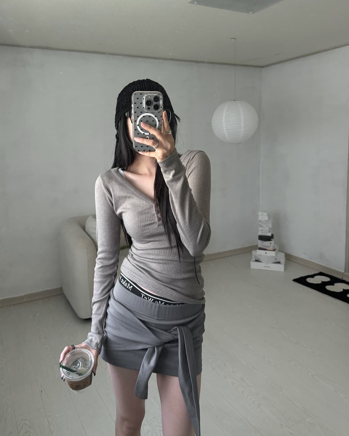 브이넥 상의 상품이미지3