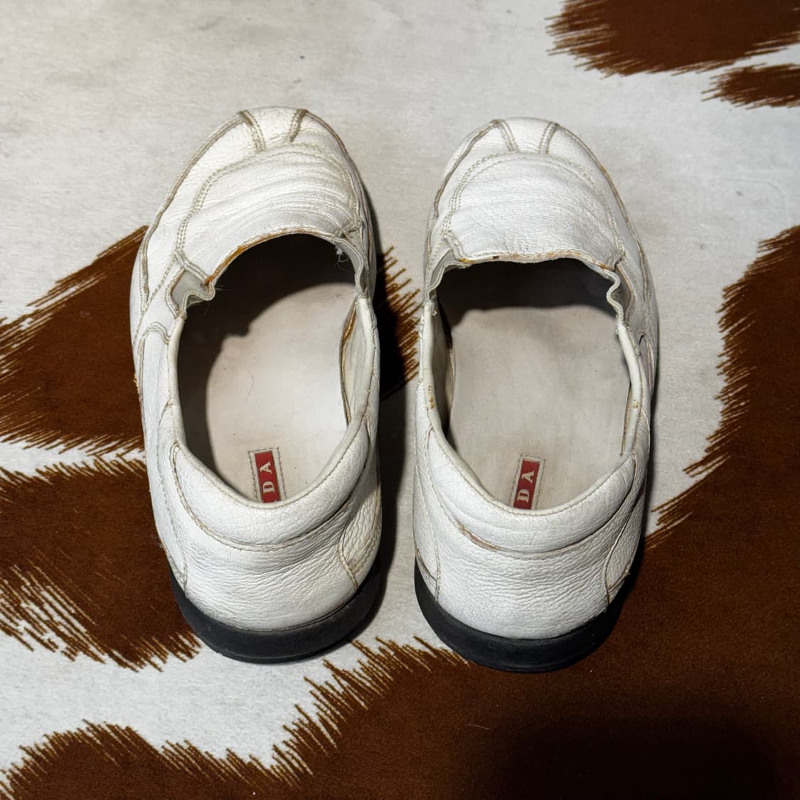 프라다 스포츠 로퍼 레더 화이트 (275-280) 상품이미지5