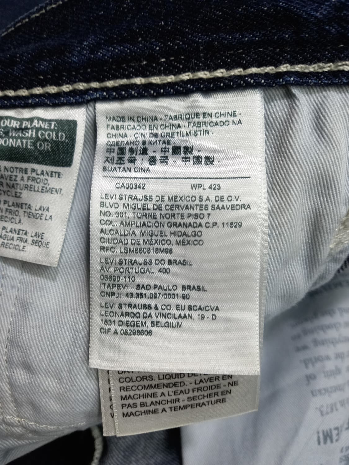 34 리바이스505 RED 일자진 34-562 상품이미지8