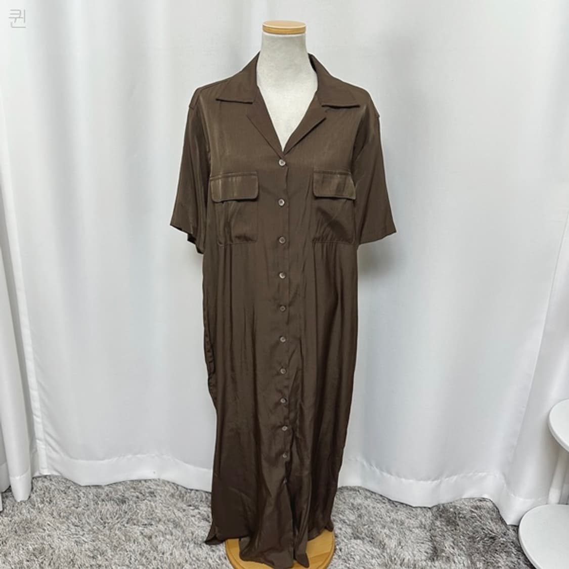 보세 여자 셔츠 반팔 롱원피스 FREE 상품이미지1
