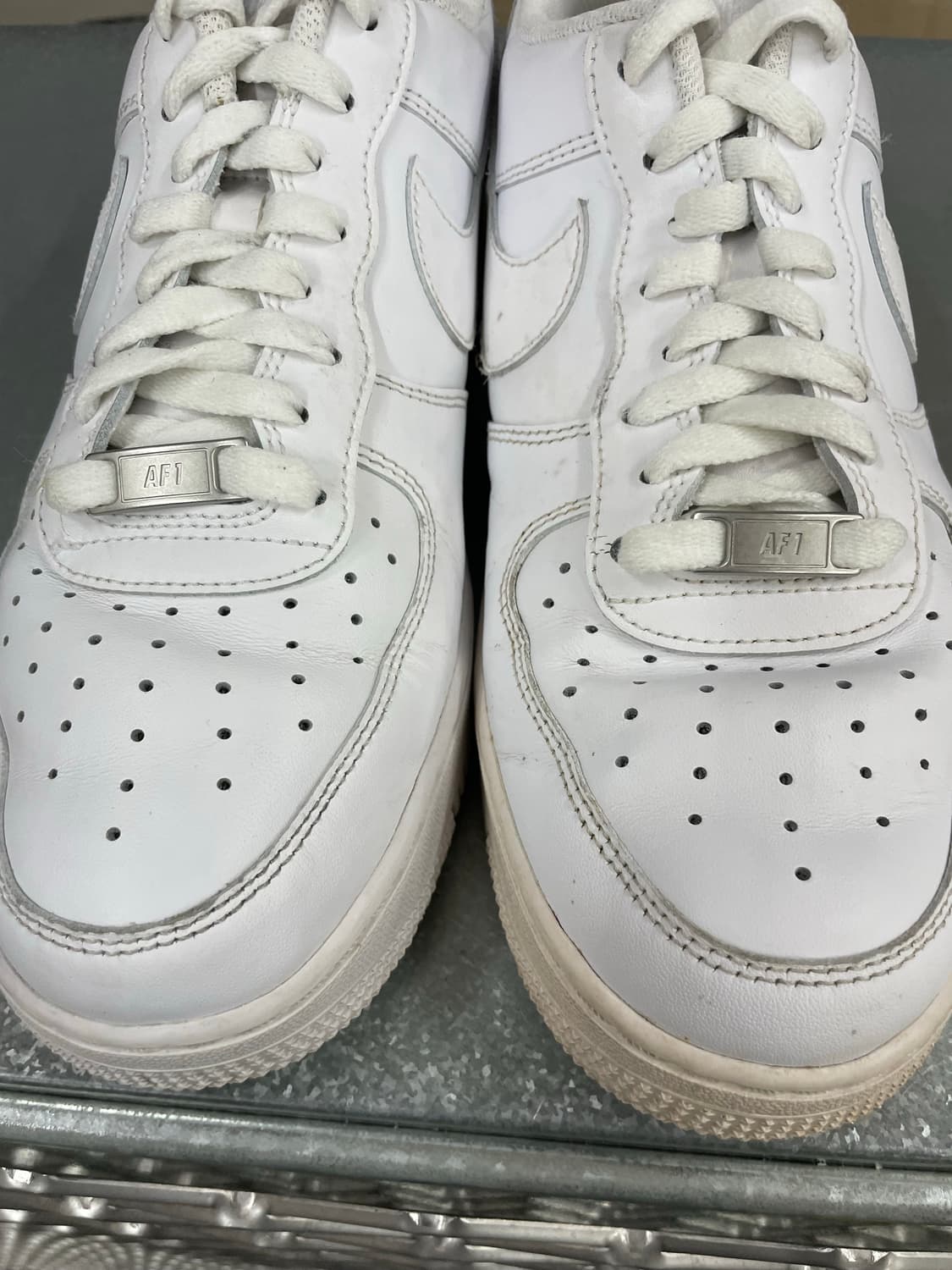 나이키 에어포스 1 로우 화이트 270 상품이미지7