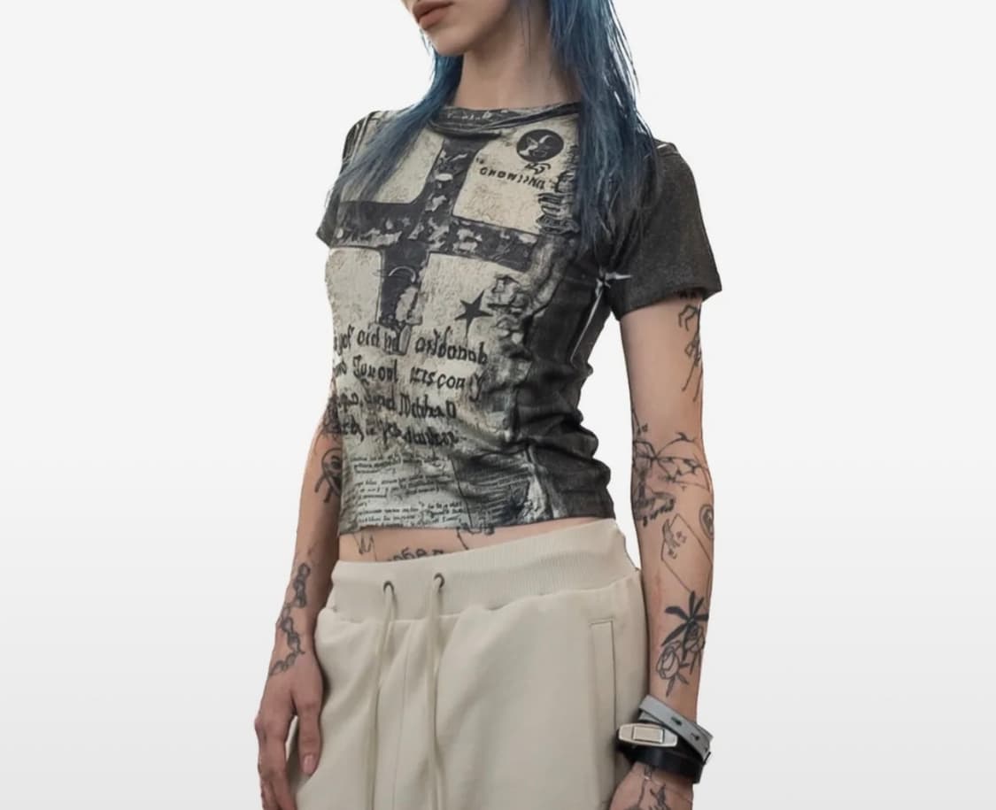 도그마엑스 Trompe Loeil Rugged Crop Short  상품이미지1