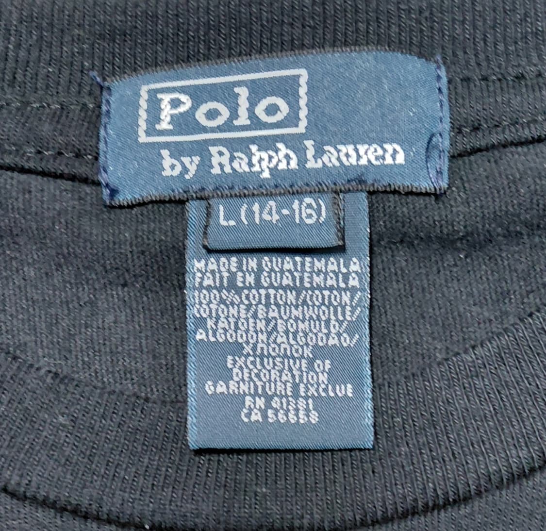 폴로 랄프로렌 주니어 빅포니 성조기 긴팔 티셔츠 (L 14-16) 상품이미지4