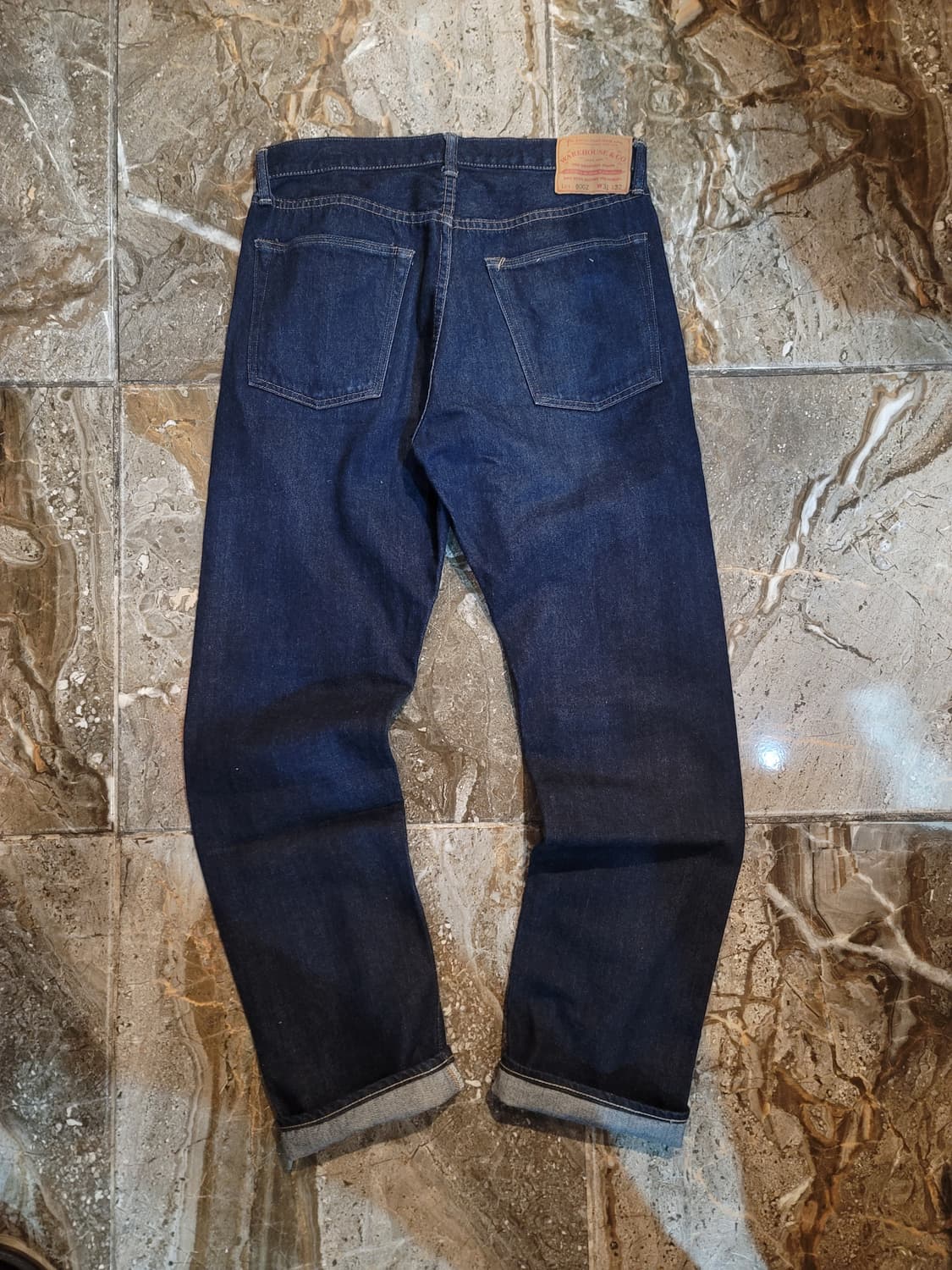 웨어하우스 셀비지 데님팬츠  상품이미지2