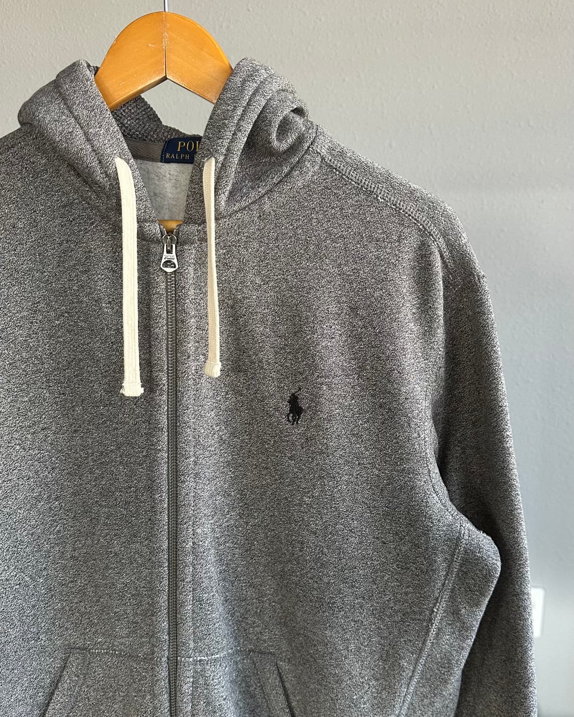 [M]폴로 랄프로렌 그레이 기모 후드집업 상품이미지2