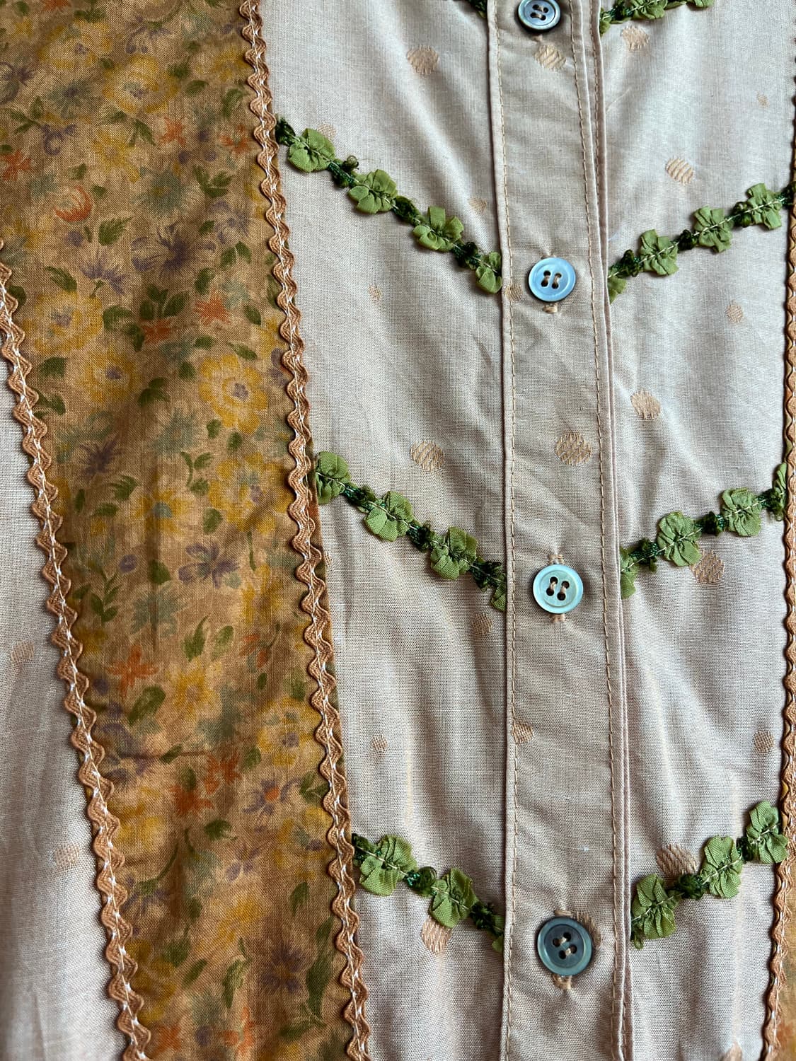 브라운 숲소녀룩 셔츠 원피스 상품이미지3