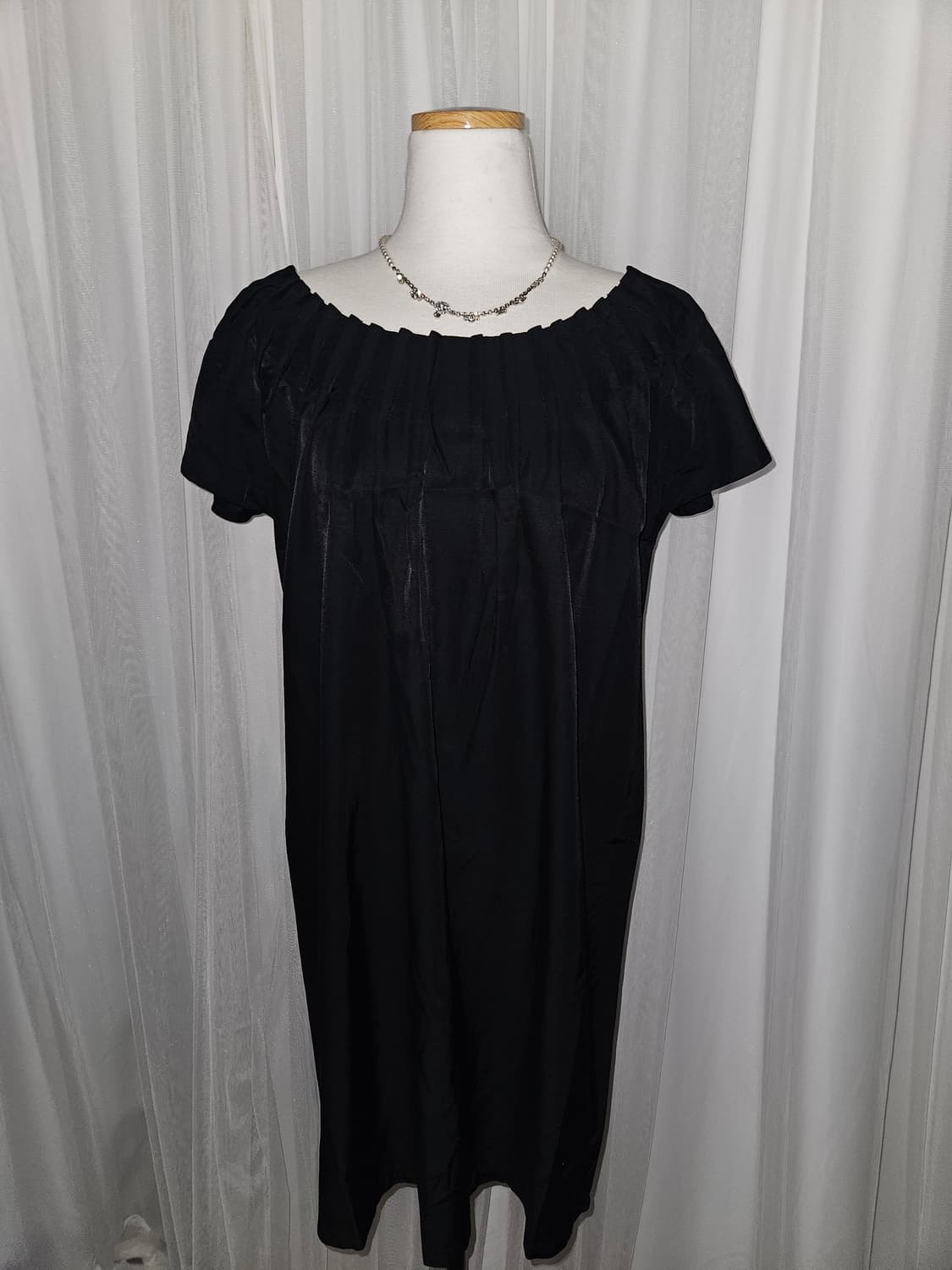 레이빔즈 플리츠 블랙 원피스 니혼진 공겜여주 히메갸루 고스 고딕 상품이미지2