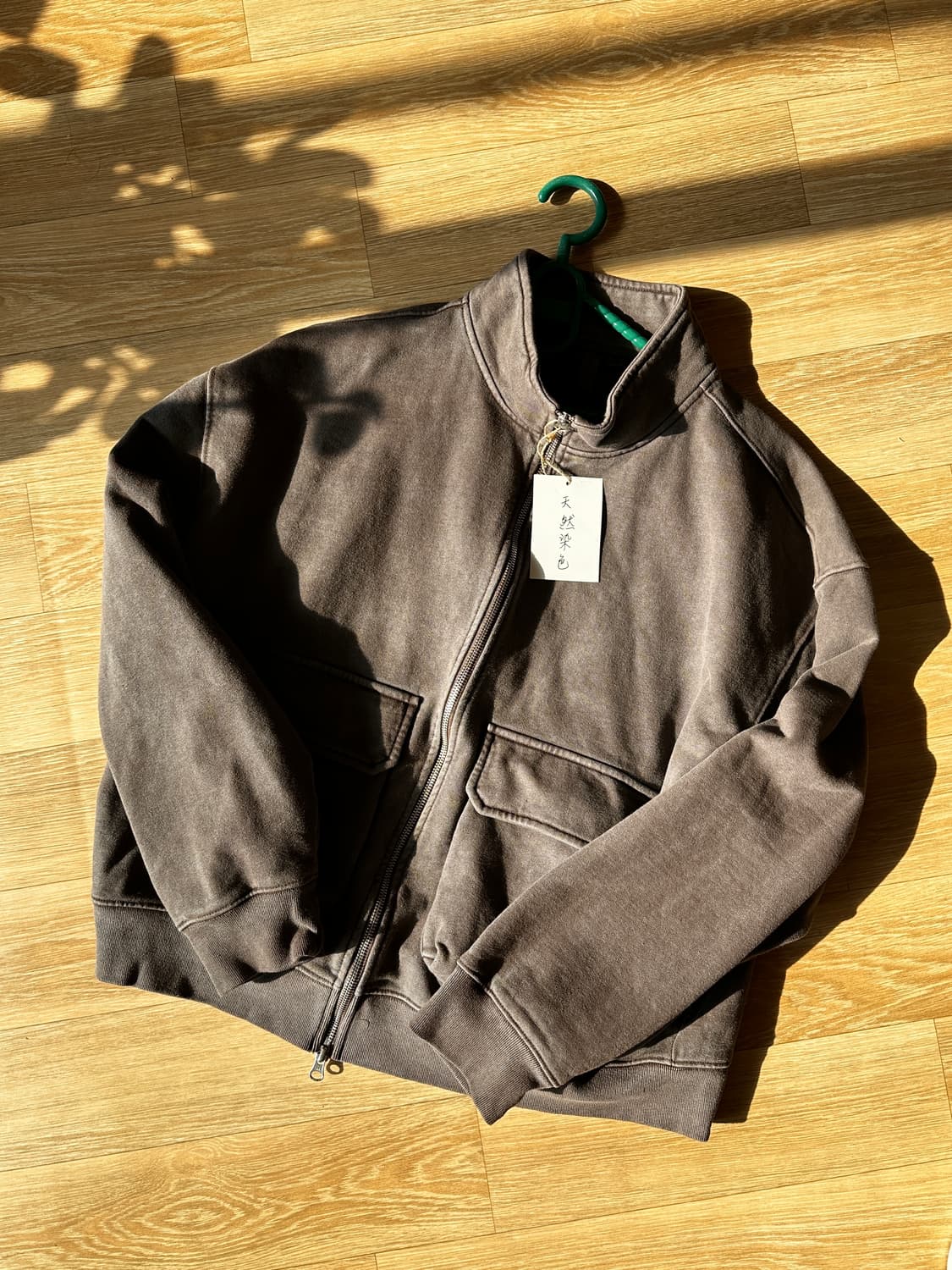 (3)자고류 시선 Natural Dyed A-1 Sweat Blouson 상품이미지1