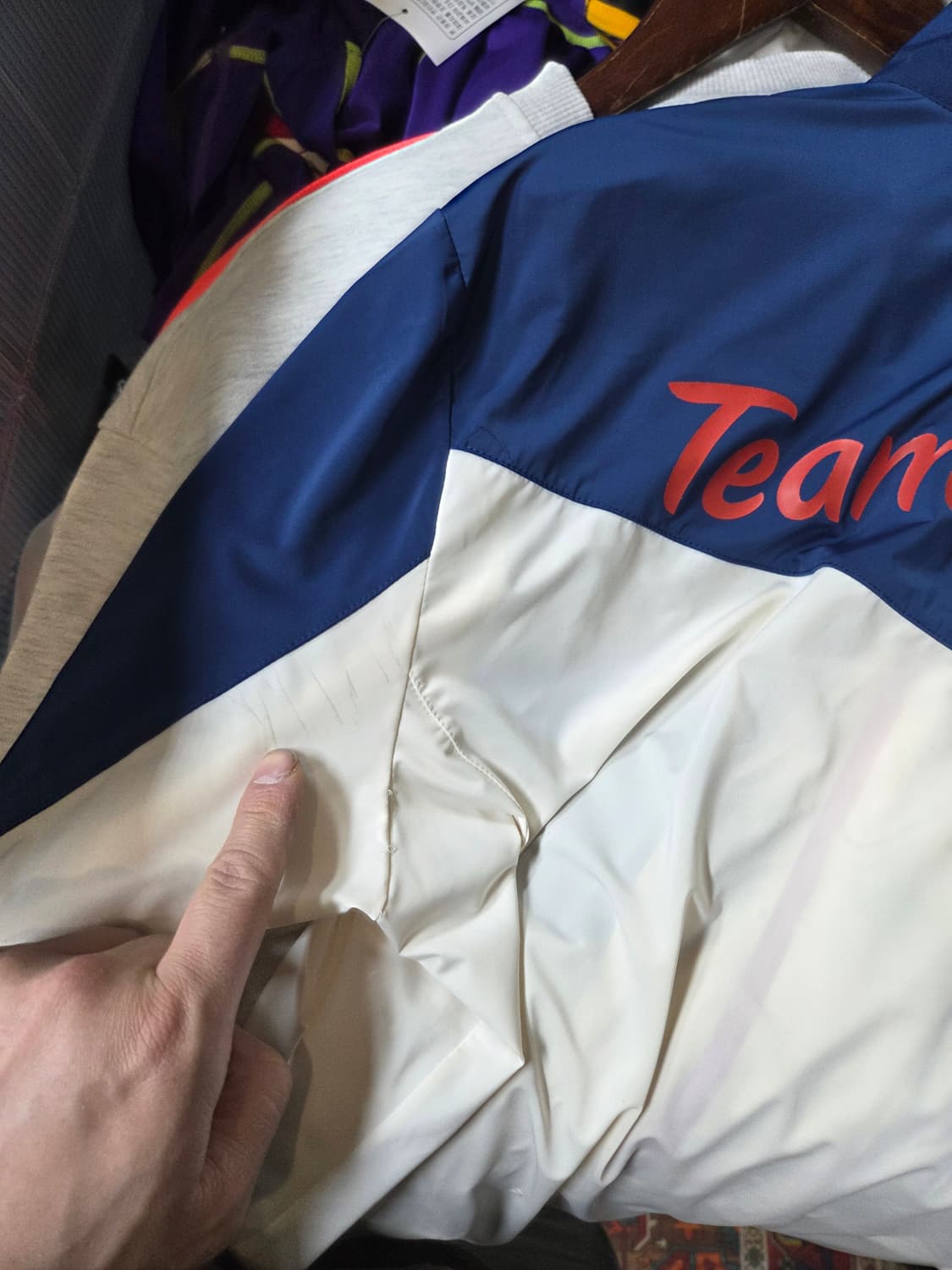 노스페이스 팀코리아 져지 집업자켓 L 상품이미지9