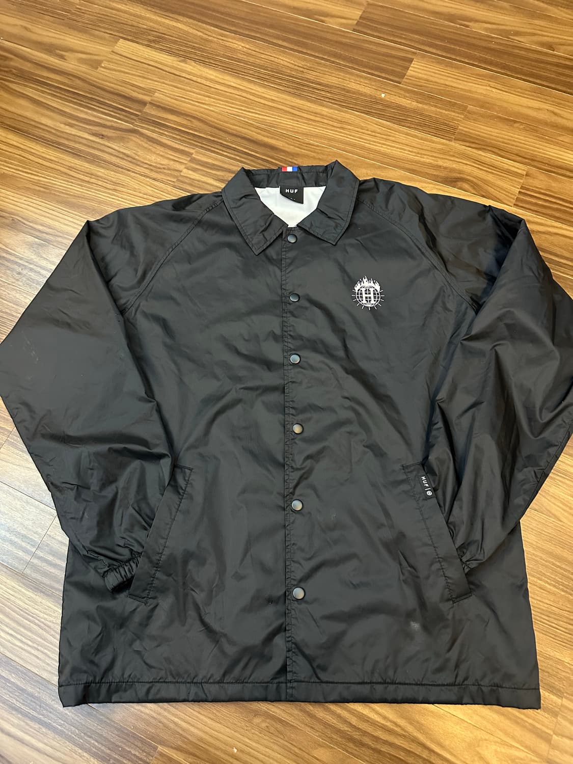 HUF X THRASHER 콜라보 코치자켓 L 상품이미지4