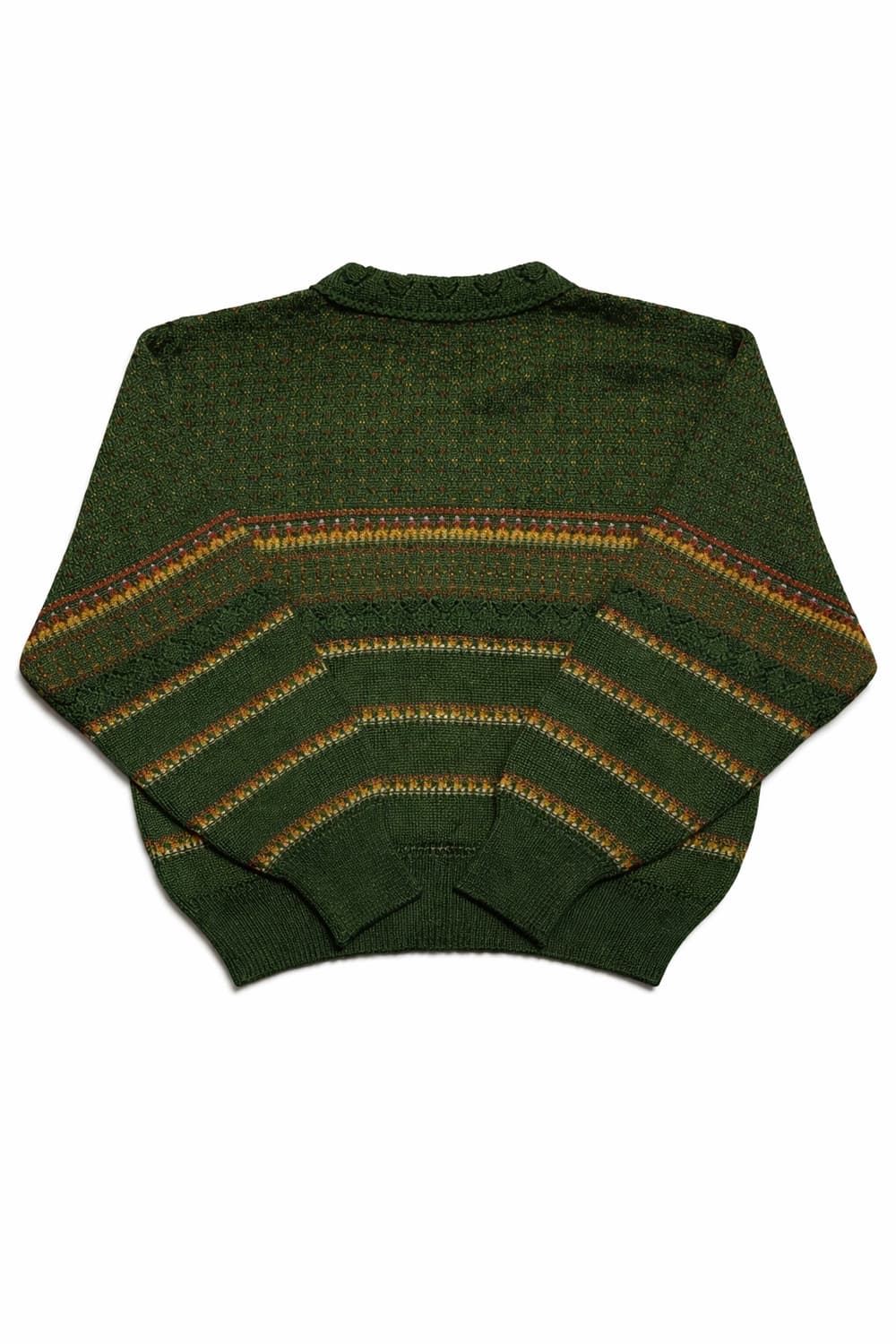 JPN 80s~90s 일본 빈티지 레트로 모리걸 노르딕 패턴 니트 가디건 상품이미지2