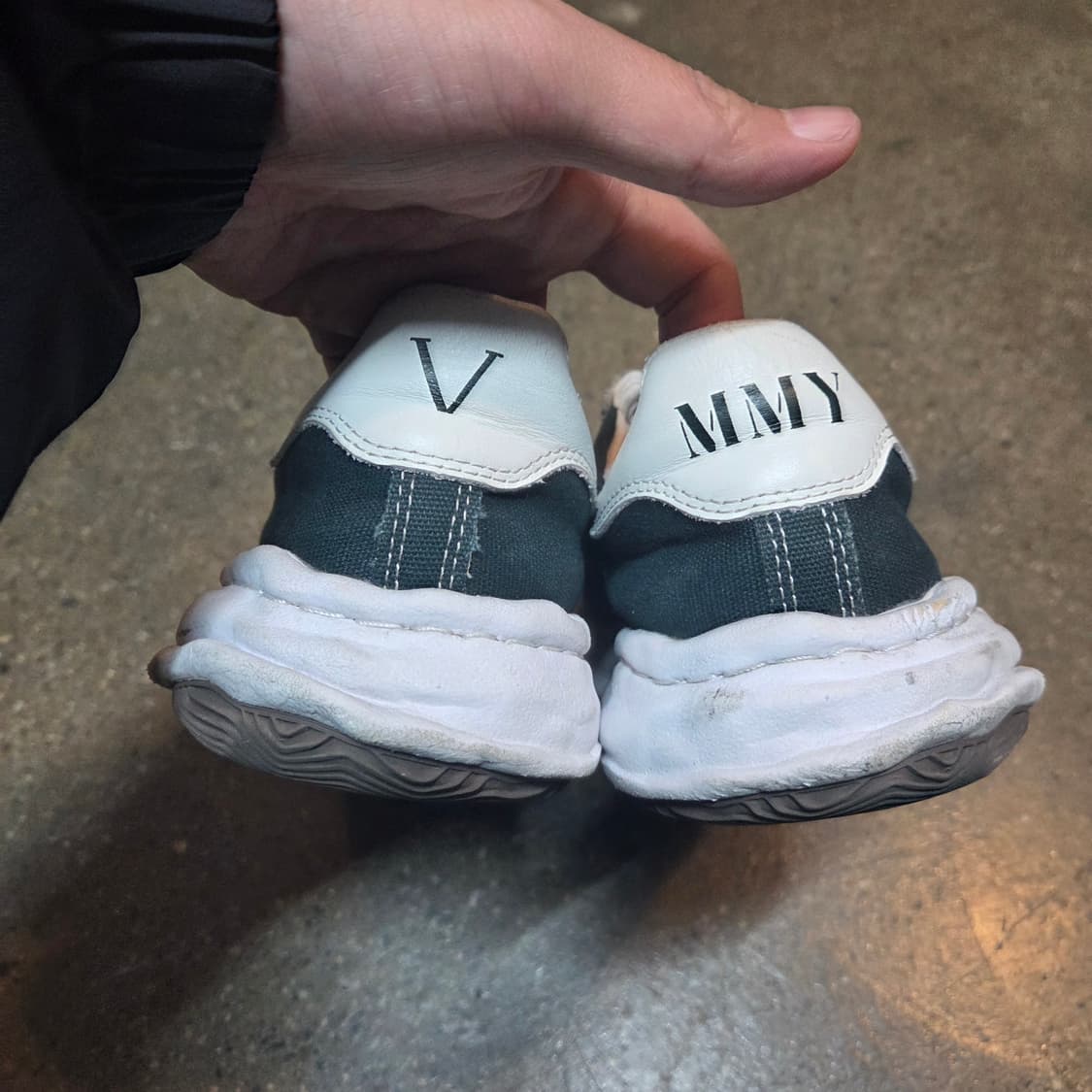 메종 미하라 야스히로 x 오딧세이 블레이키 OG 솔 캔버스 스니커즈 43 상품이미지2