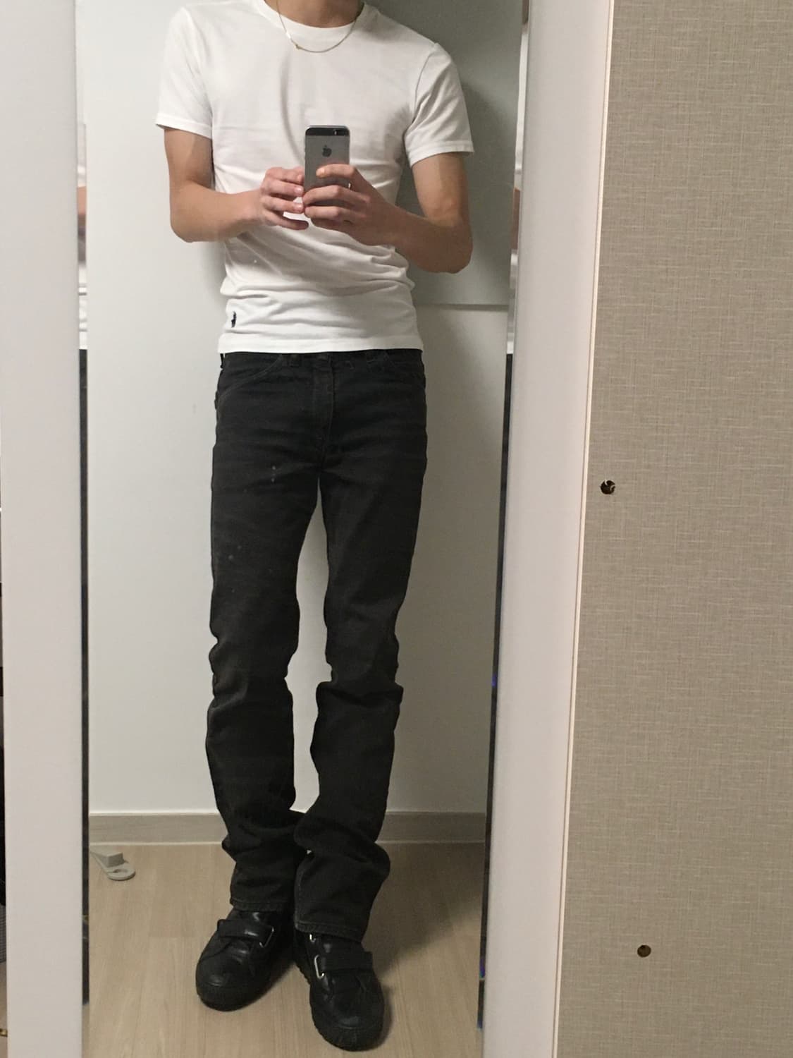 Levi’s X N.Hoolywood 517 black jean 상품이미지3