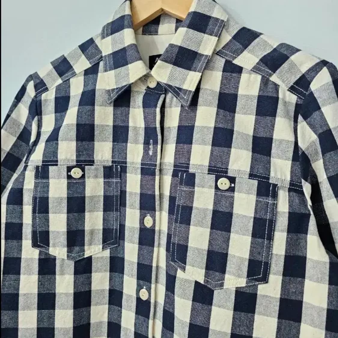 A.P.C. 아페쎄 깅엄 체크 lsla 셔츠 자켓 ~55 상품이미지9