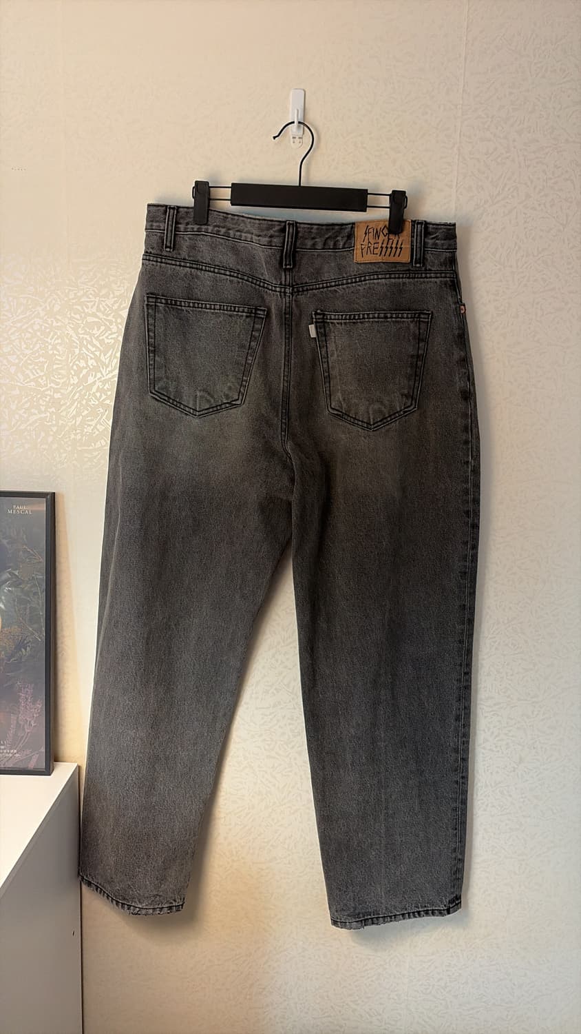 도넛리벤지 배기진 블랙 상품이미지2