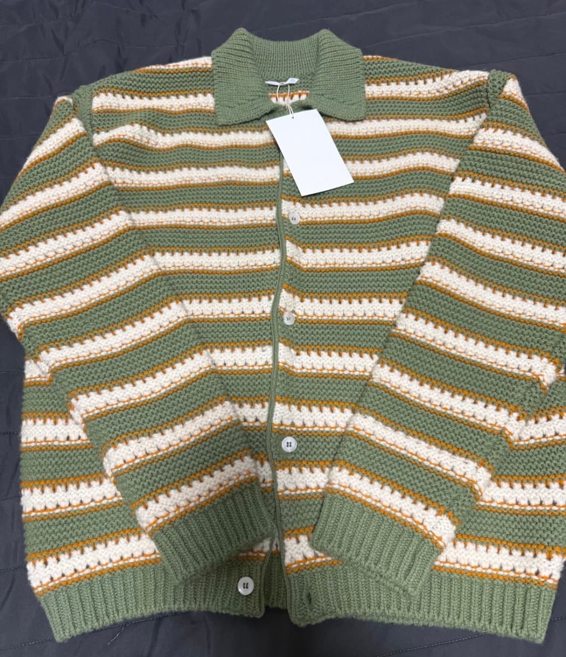 stu 스트라이프 가디건 팝니다 상품이미지2