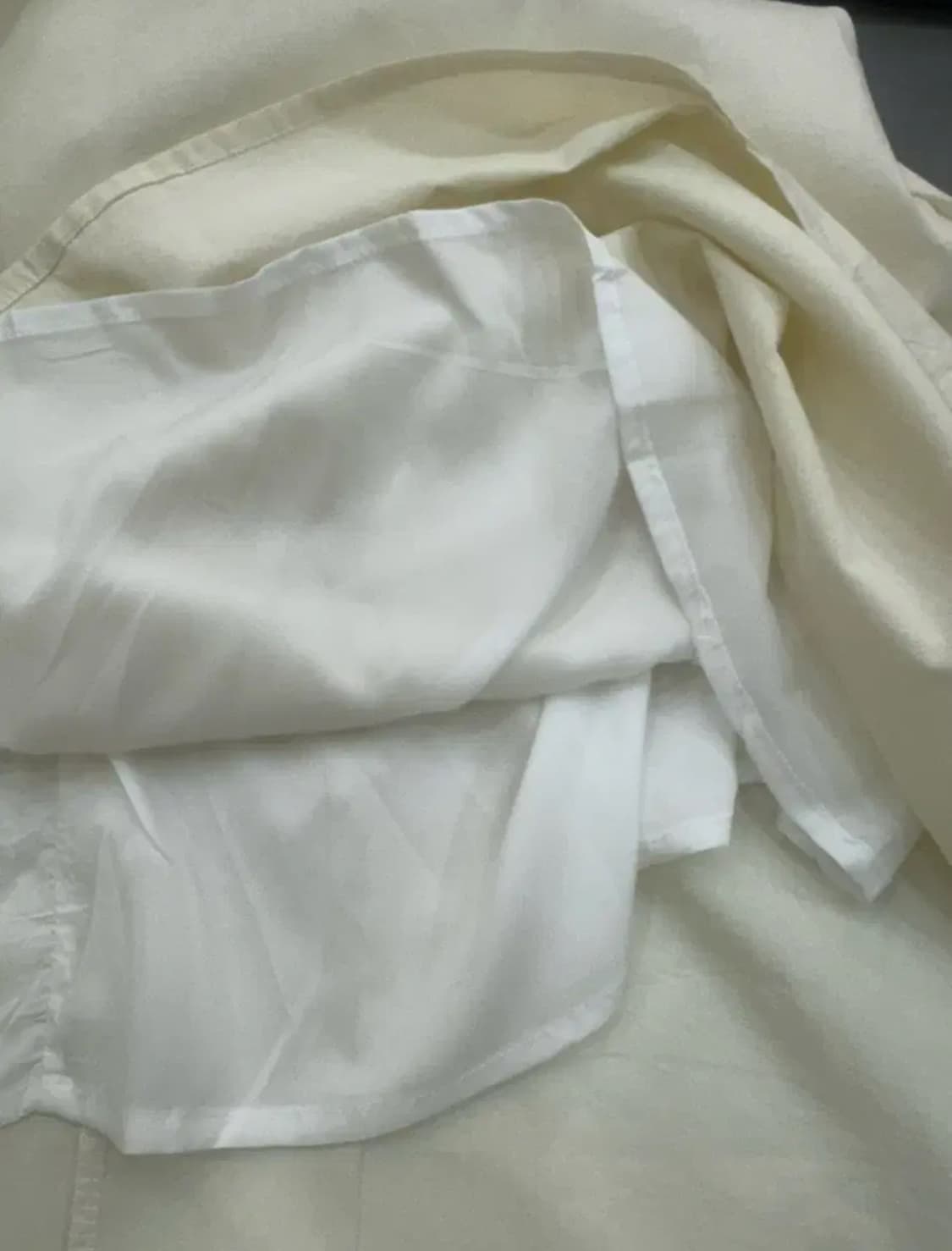 vtg 아이보리 롱 슬립 원피스 상품이미지5