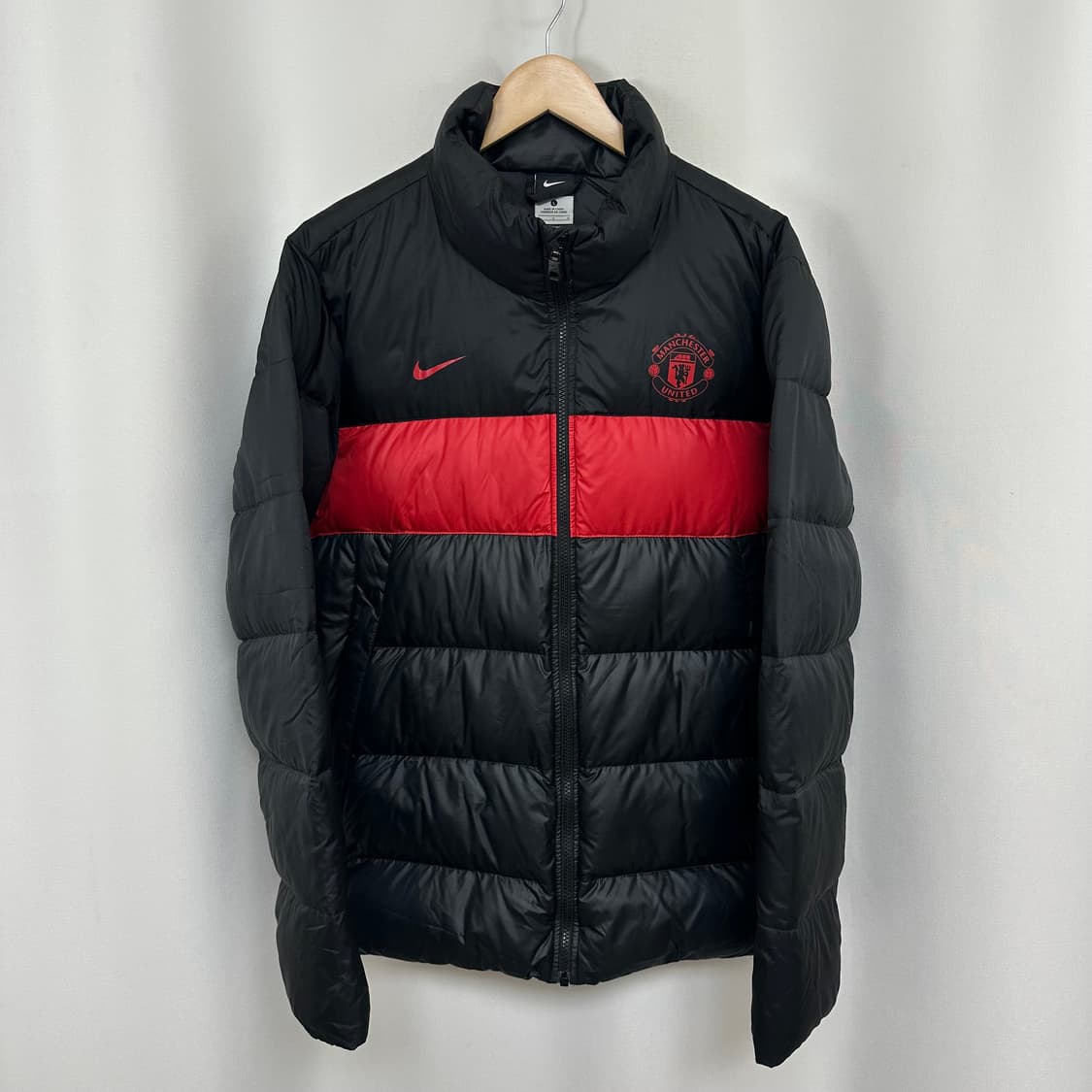 나이키 맨체스터 남자 패딩 자켓 덕다운 검정 100 L   상품이미지1