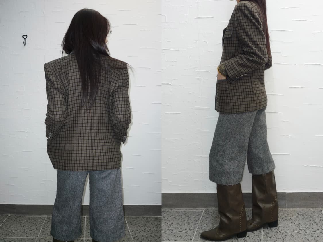 Heritage pattern wool jacket 상품이미지3