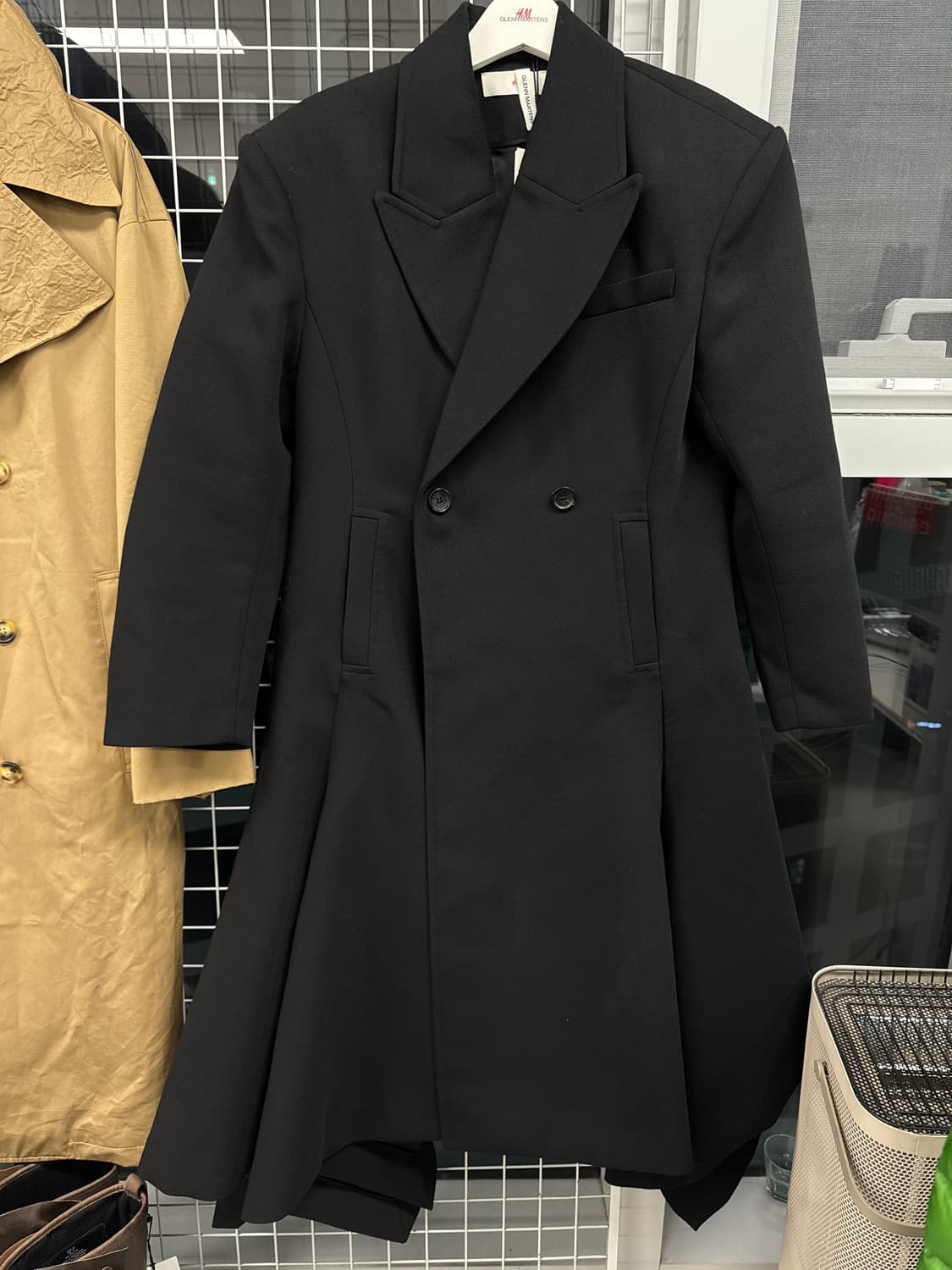 h&m 글렌마틴스 테일러드 코트 M 상품이미지1