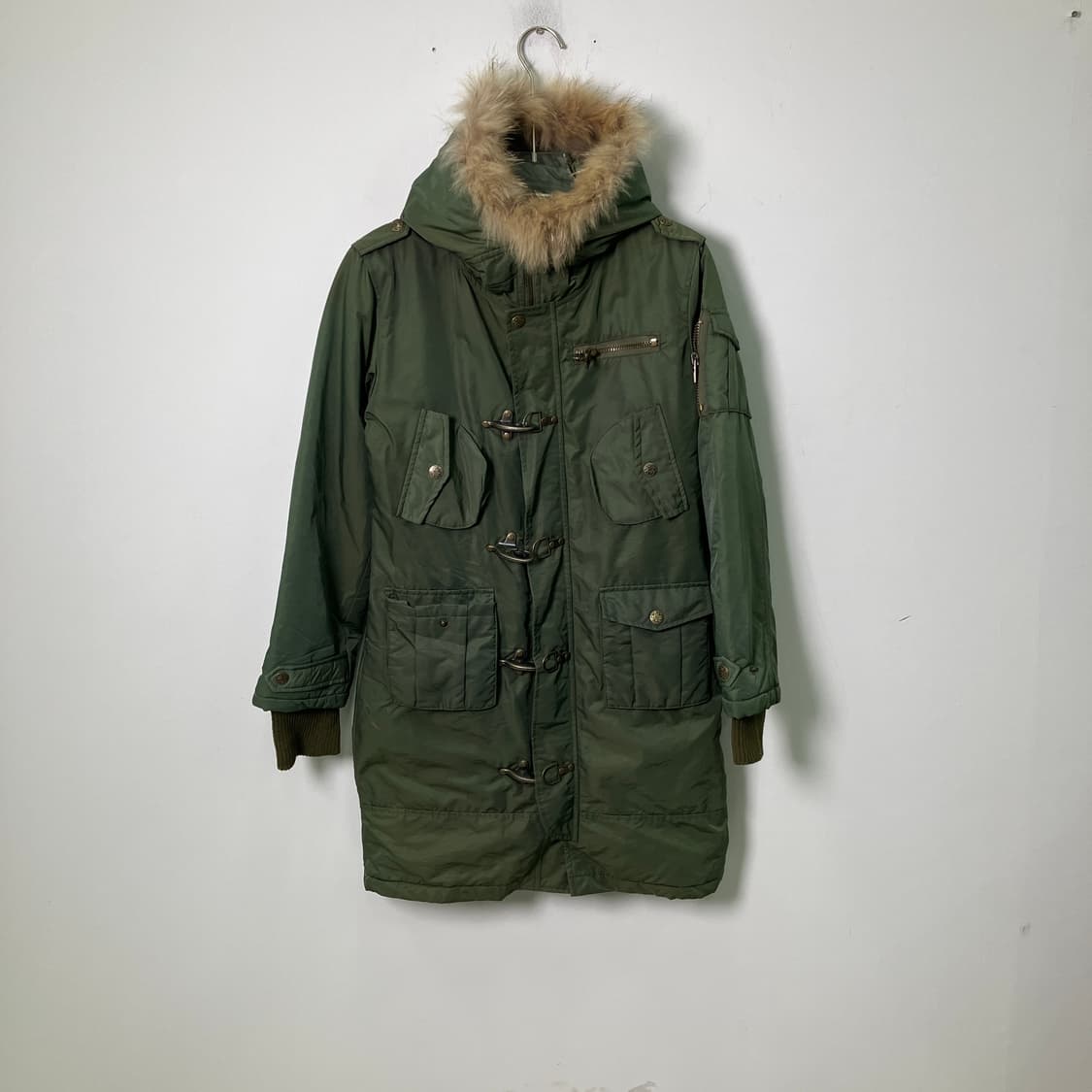 vtg 펑크 y2k 카키 야상 상품이미지1