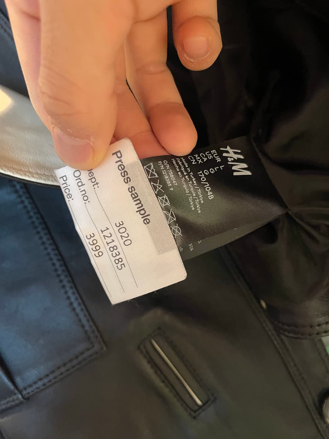 Rokh x h&m 크롭 라이더자켓 상품이미지5