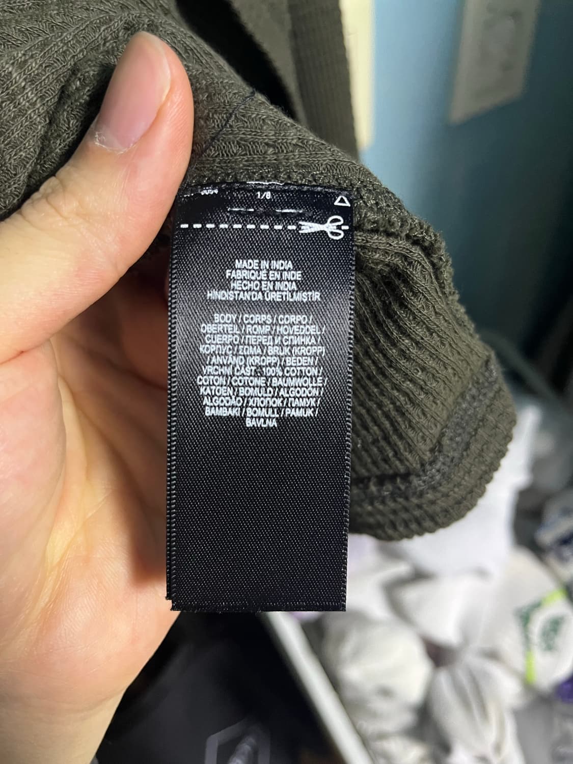 더블알엘 헨리넥 와플 롱슬리브 XL 상품이미지3