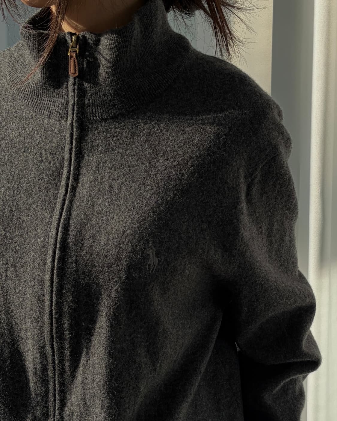 [M]폴로 랄프로렌 메리노울 니트 집업 상품이미지4