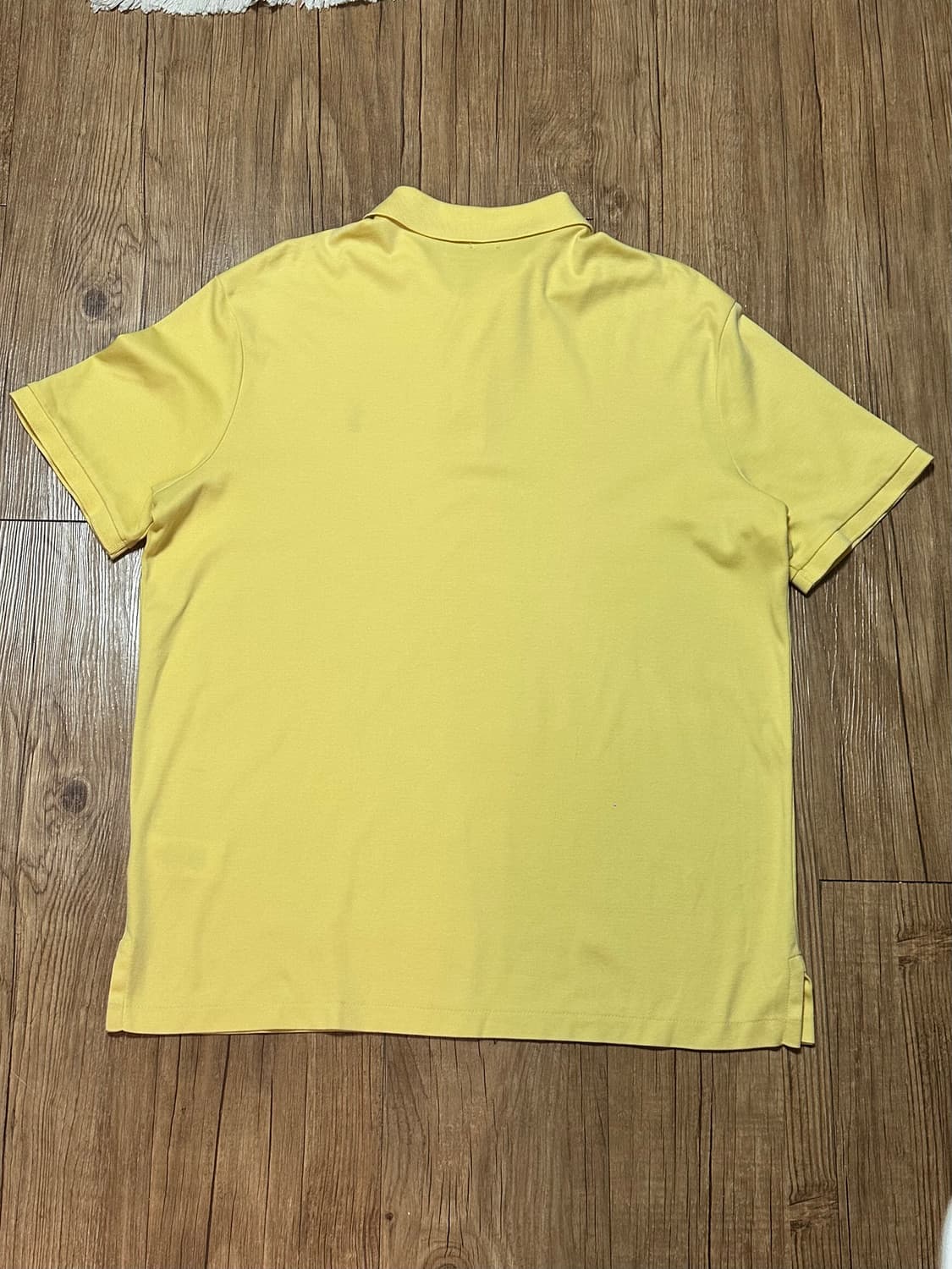 폴로랄프로렌 QR 기능성 카라티셔츠/L/옐로우 상품이미지3