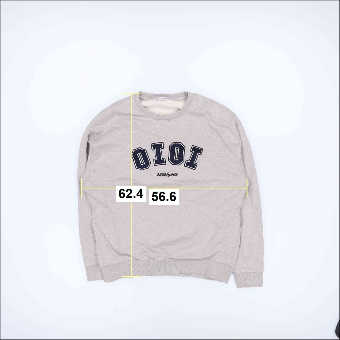 [L] 오아이오아이 OIOI 라운드 맨투맨 1222J 상품이미지6