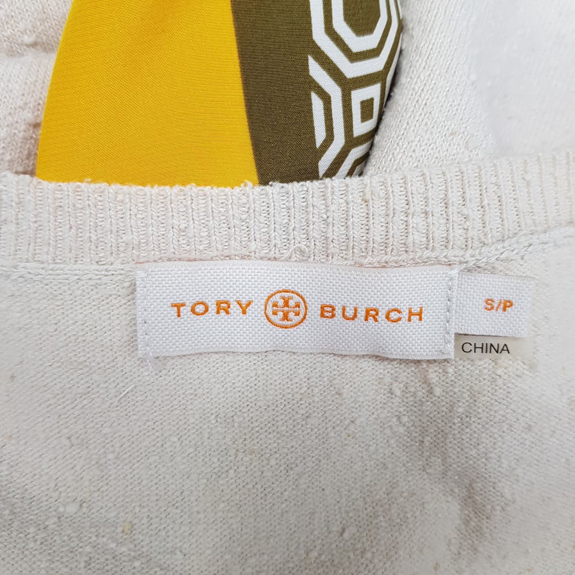 토리버치 실크 패턴 믹스 니트 원피스 S사이즈 상품이미지7