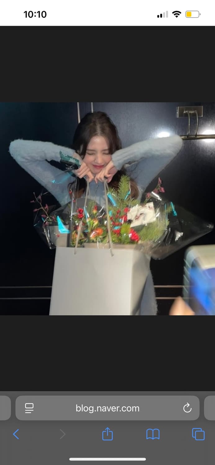 아미 알파카 헤어리 하이넥 니트 L사이즈 상품이미지3