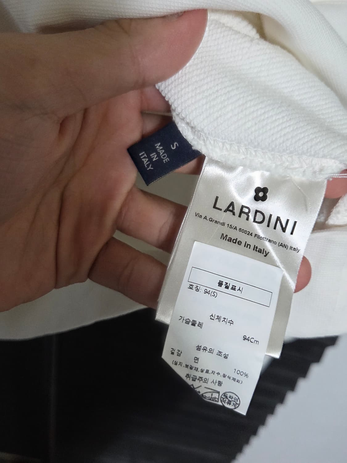 (정품) [라르디니] 피에트로 테르지니 콜라보 맨투맨 | 00080 상품이미지4