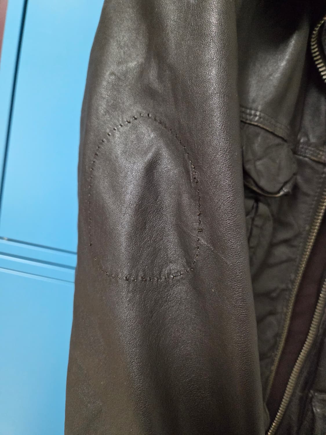 일제 램스킨 레더 자켓 m 상품이미지7