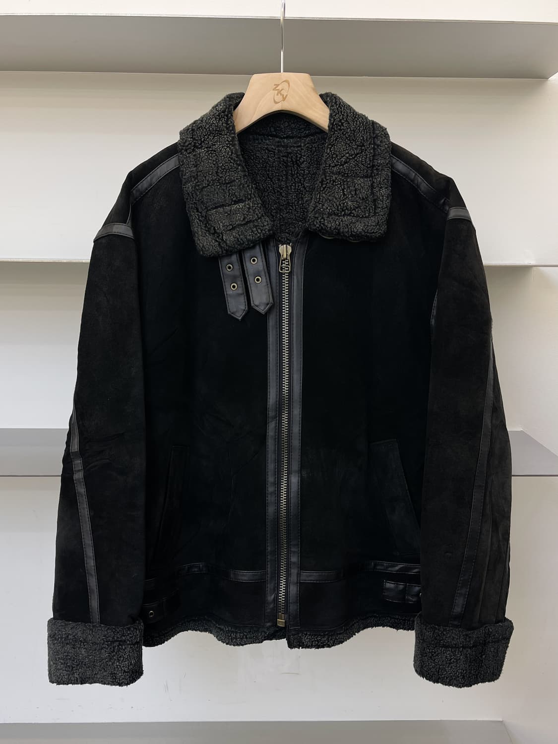 Skin Piler 90s U.S.A.F 타입 B-3 무스탕 상품이미지2