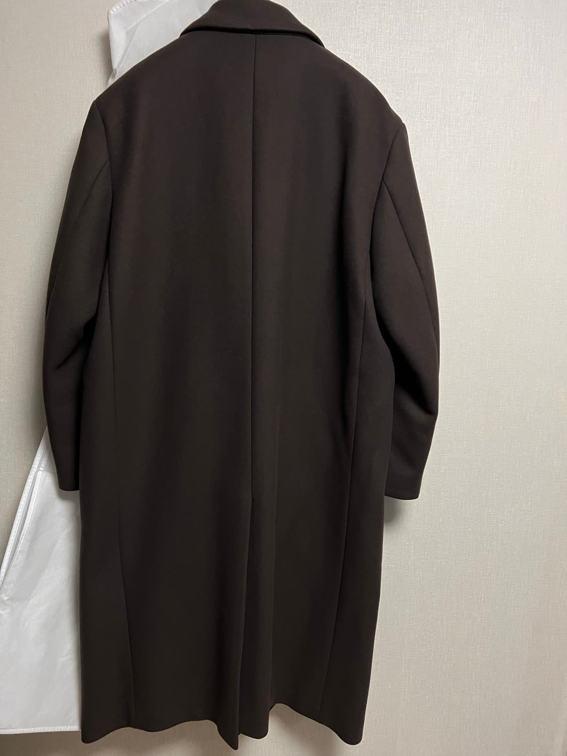 인사일런스 MTR 피크드 하프 더블 코트 DARK BROWN (L) 상품이미지5